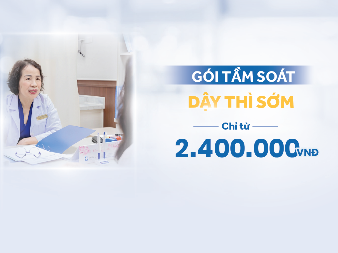 Gói tầm soát dậy thì sớm